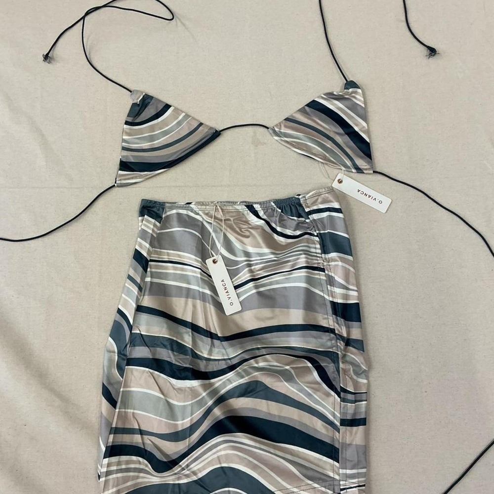 Y2K-inspired two-piece set